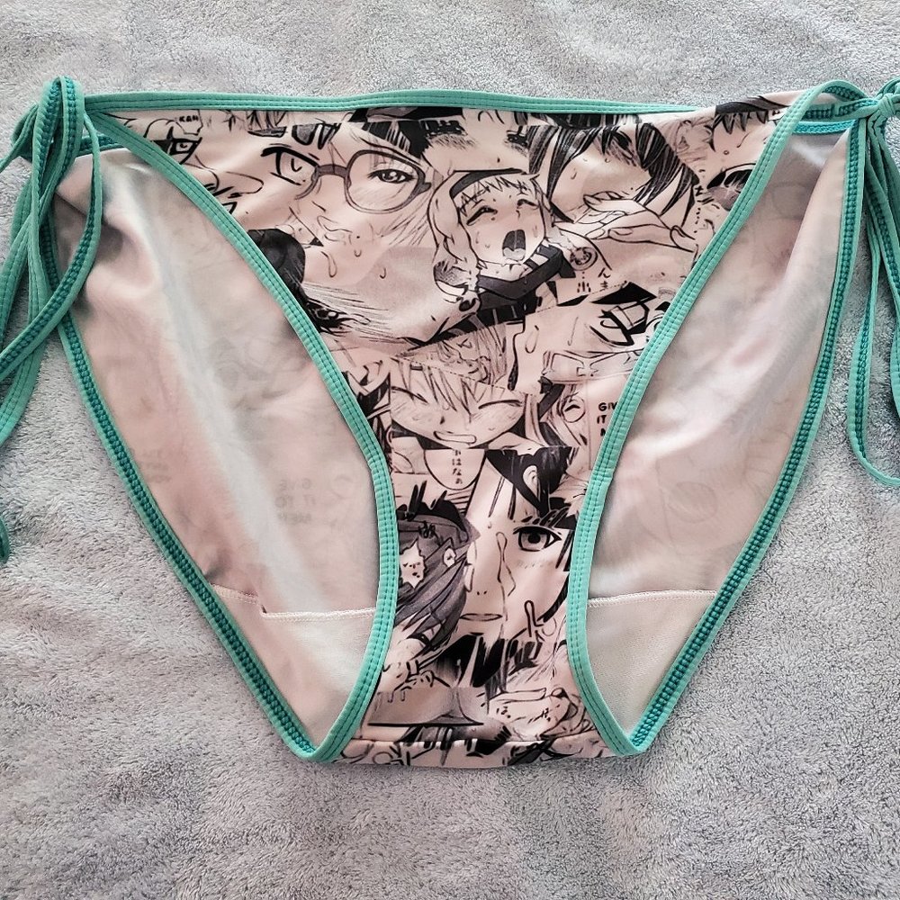 Lewd Anime Graphic Bikini Bottom